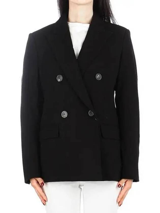 King Double Brested Jersey Blazer Jacket Black - MAX MARA - BALAAN 2