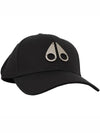 Metal Logo Icon Ball Cap Black Silver - MOOSE KNUCKLES - BALAAN 2