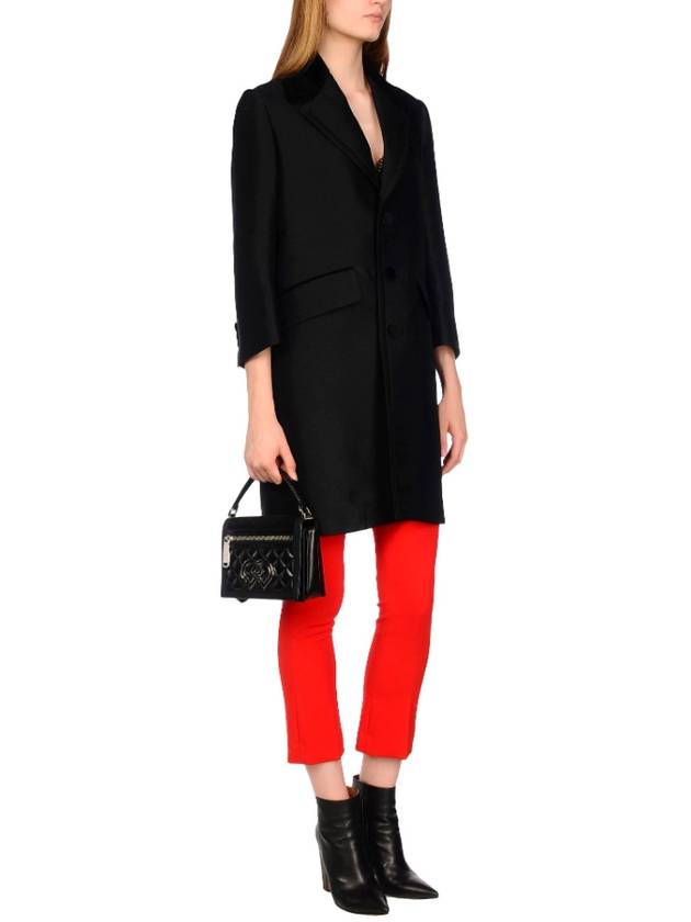 velvet collar silky coat - DSQUARED2 - BALAAN 4