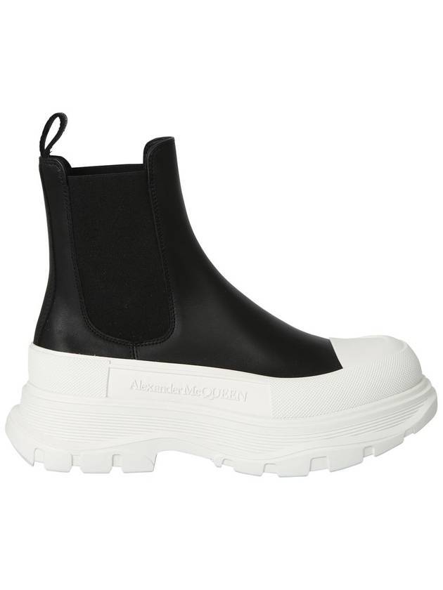 Tread Slick Chelsea Boots White Black - ALEXANDER MCQUEEN - BALAAN 1