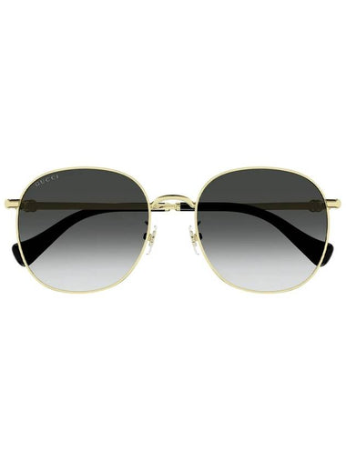 Eyewear Round Metal Sunglasses Grey - GUCCI - BALAAN 1