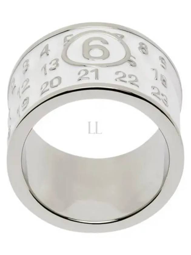 Numeric Minimal Signature Ring Silver - MAISON MARGIELA - BALAAN 2