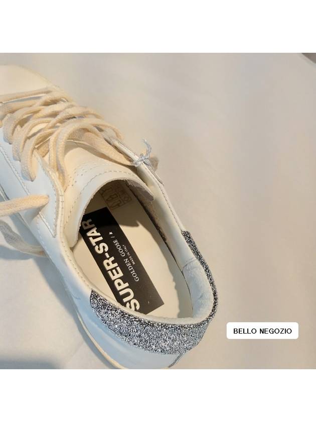 Superstar Glitter Low Top Sneakers White - GOLDEN GOOSE - BALAAN 6