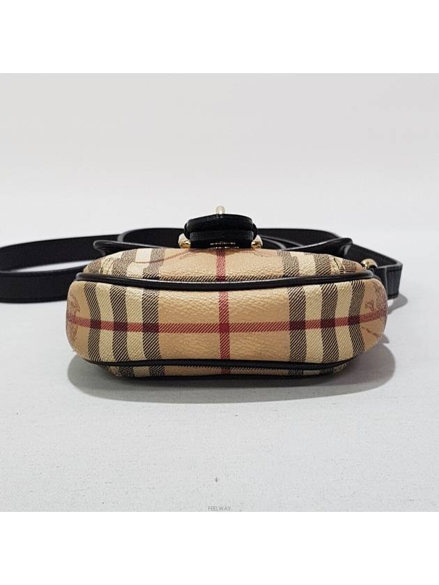 Check buckle mini cross bag - BURBERRY - BALAAN 6