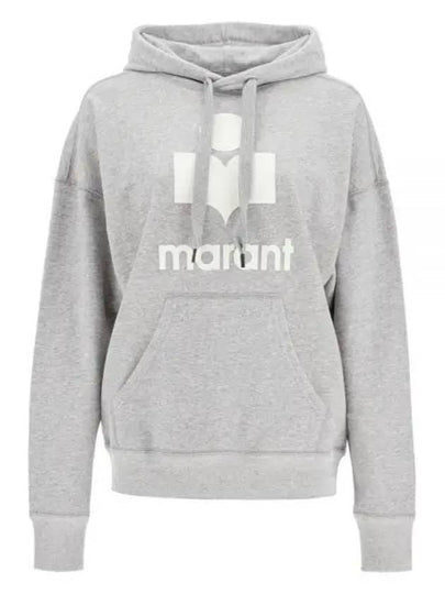 Mansel Logo Hoodie Faded Grey - ISABEL MARANT - BALAAN 2