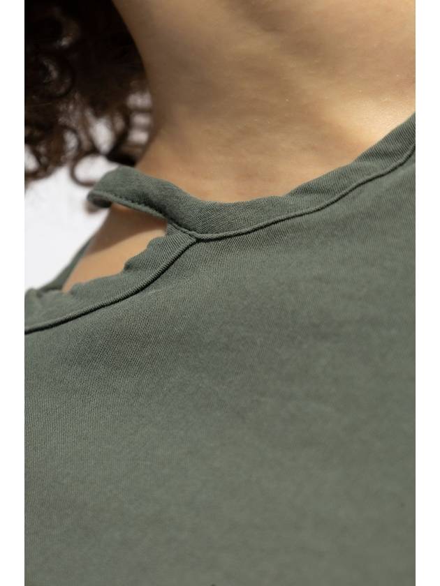 Yohji Yamamoto Cotton Top, Women's, Green - YOHJI YAMAMOTO - BALAAN 5