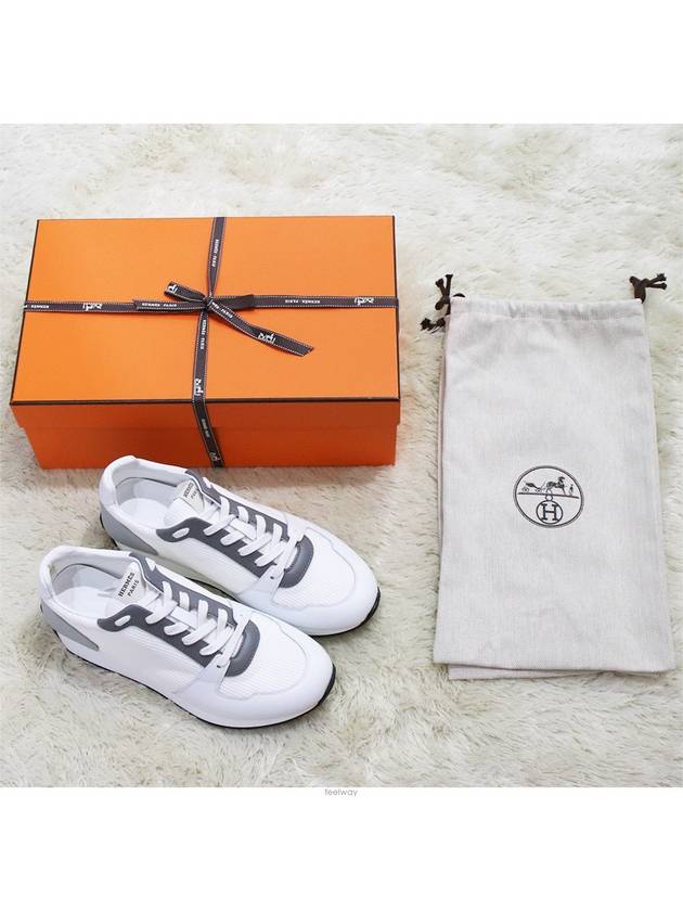 Escape Low-Top Sneakers White - HERMES - BALAAN 7