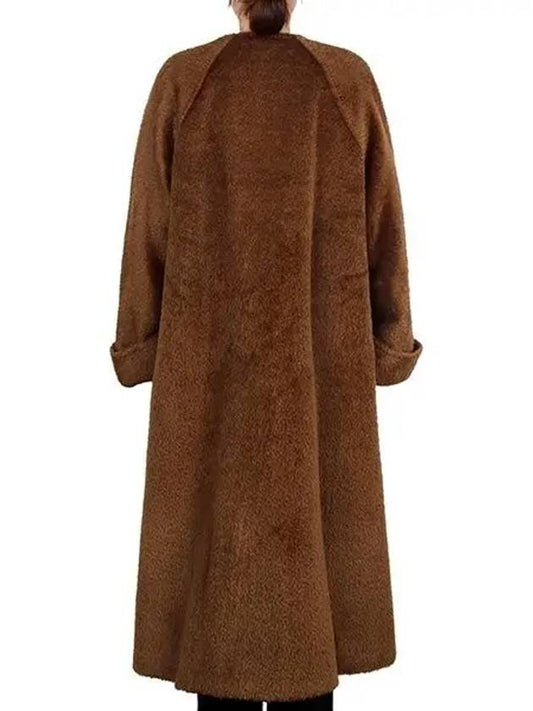 Tobacco Hudson wool coat 002 - MAX MARA - BALAAN 2