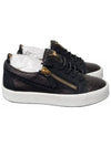 RW70001 003 May London snakeskin sneakers black - GIUSEPPE ZANOTTI - BALAAN 1