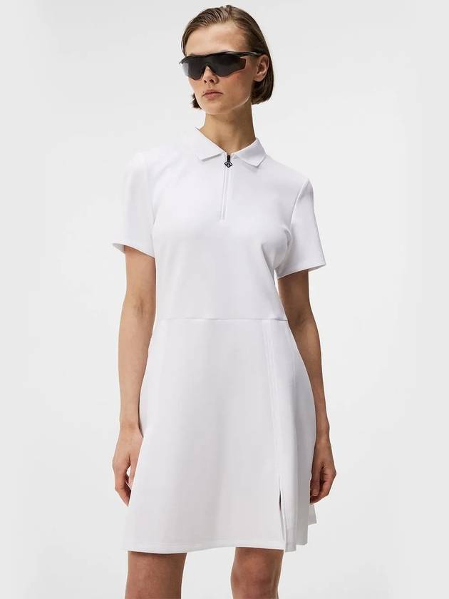 Women's Kanai Short Dress White - J.LINDEBERG - BALAAN 3