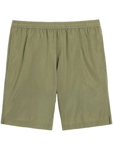 Logo Swim Shorts Green - AMI - BALAAN 1