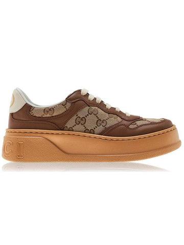 Original GG Low Top Sneakers Brown - GUCCI - BALAAN 1