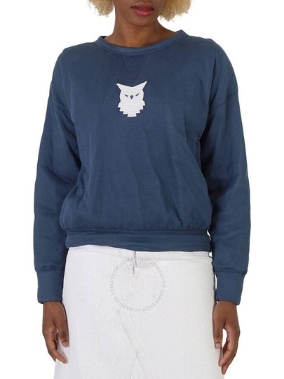 Animal Logo Cotton Sweatshirt Blue - MAISON MARGIELA - BALAAN 2