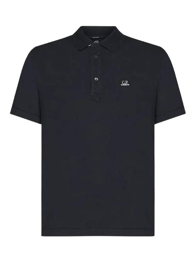 1020 Jersey Polo Shirt Navy - CP COMPANY - BALAAN 2