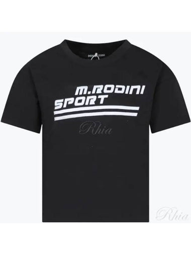 Kids short sleeve t shirt 2422011599 black - MINI RODINI - BALAAN 1