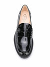 Women's Patent Leather Penny Loafers Black - TOD'S - BALAAN 5