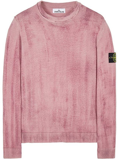 Waffen Patch Wool Knit Top Rose Quartz - STONE ISLAND - BALAAN 2