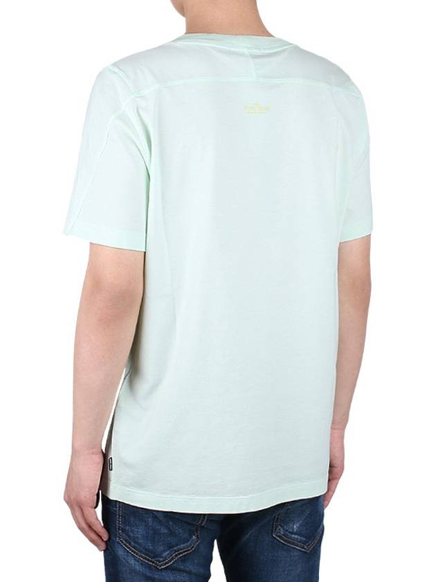 Shadow Project Graphic Short Sleeve T-Shirt Light Green - STONE ISLAND - BALAAN 5