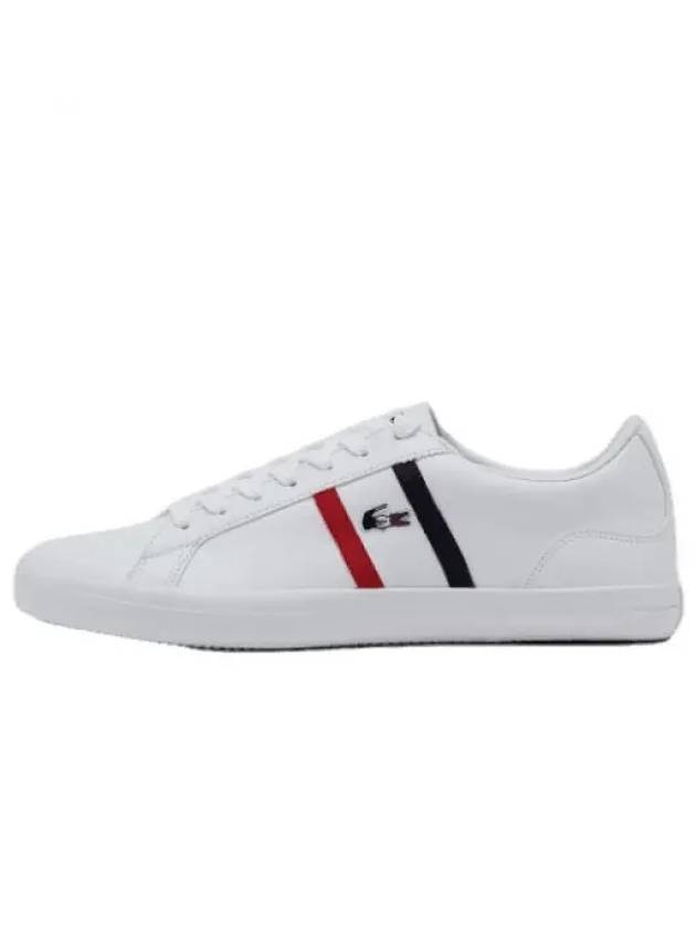 Ler ond Logo Low Top Sneakers White - LACOSTE - BALAAN 2