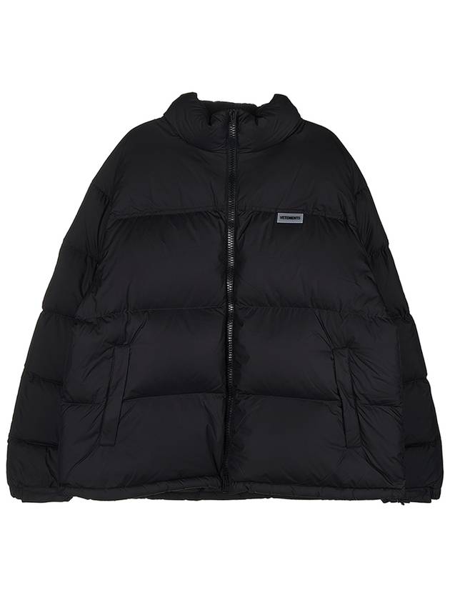 Logo Patch Puffer Down Padding Black - VETEMENTS - BALAAN 11