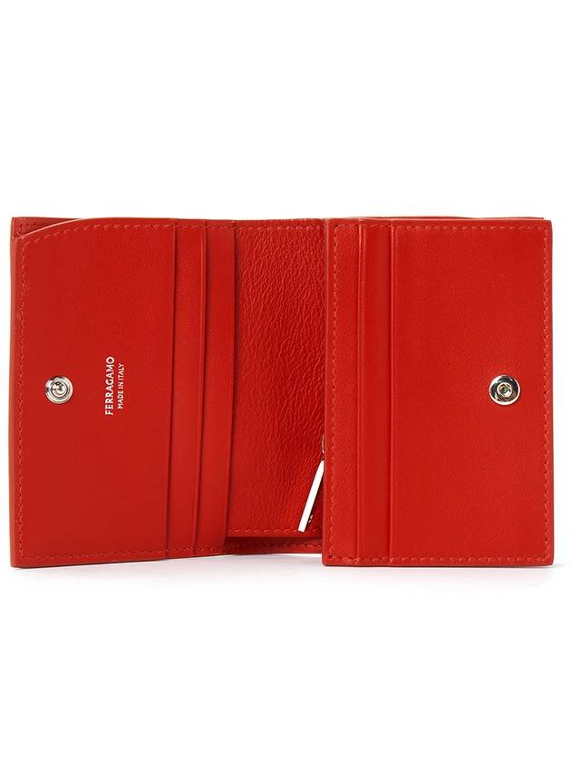 Ferragamo Women's Bicycle Wallet 22 0627 FLAME RED 0770858 - SALVATORE FERRAGAMO - BALAAN 4