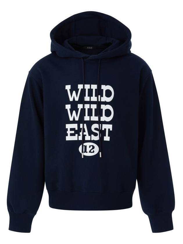 WWE Double Knee Hoodie Navy MSS2089 - IFELSE - BALAAN 1