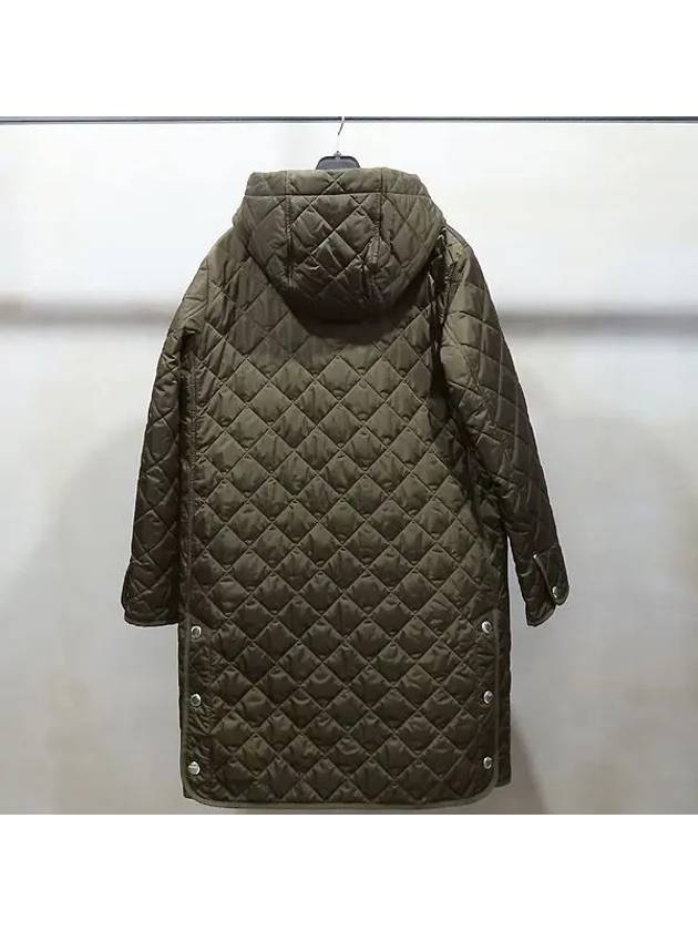 8074523 Khaki color nylon 100 quilted women s long padding - BURBERRY - BALAAN 2