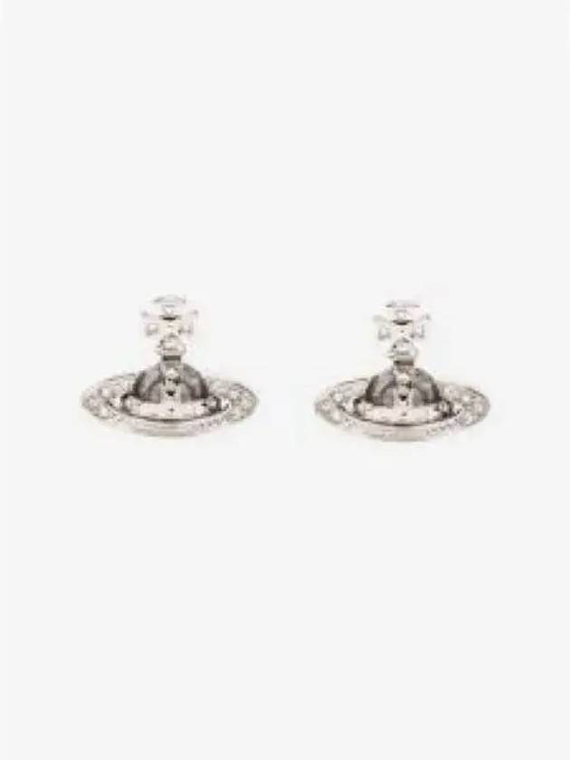 Pina Bas Relief Earrings Silver - VIVIENNE WESTWOOD - BALAAN 2