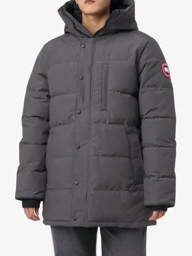 Carson Hooded Padding Parka Grey - CANADA GOOSE - BALAAN 2