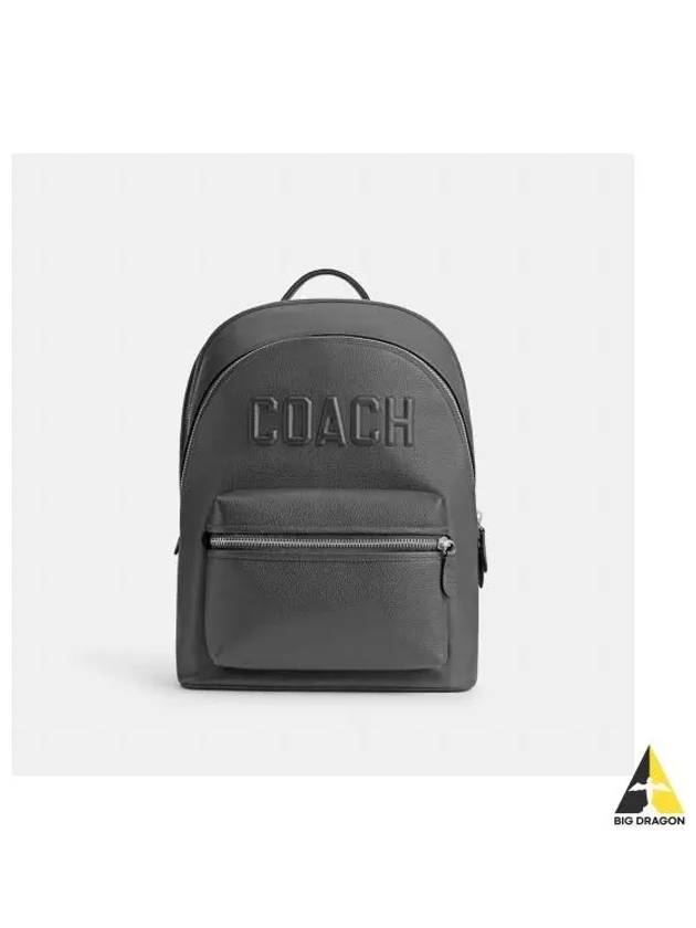 logo embossed leather backpack CV928 - COACH - BALAAN 2