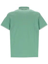 Stretch Cotton Pique Short Sleeve Polo Shirt Light Green - STONE ISLAND - BALAAN 4