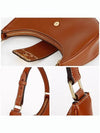 Ava Triomphe Smooth Calfskin Shoulder Bag Tan - CELINE - BALAAN 6