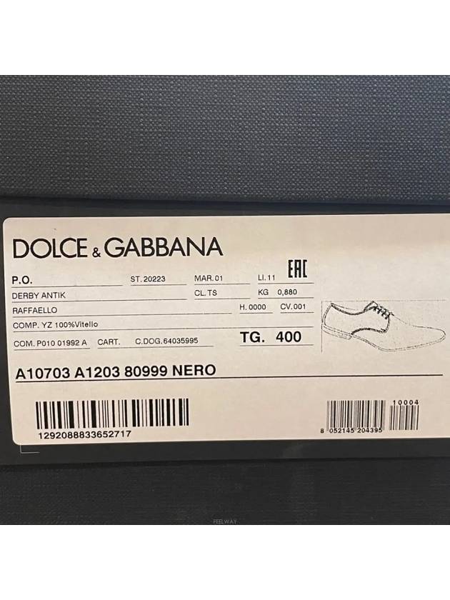 Men's Derby Shoes - DOLCE&GABBANA - BALAAN 6