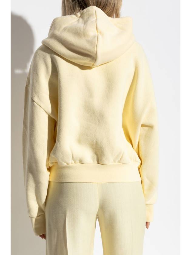 Jacquemus Sweatshirt With Logo, Women's, Yellow - JACQUEMUS - BALAAN 4