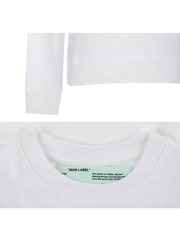 Flamed Bart Crew Neck Long Sleeve T-Shirt White - OFF WHITE - BALAAN 6