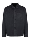 Vittorio Brodée Poitrine Denim Shirt Jacket Black - A.P.C. - BALAAN 2