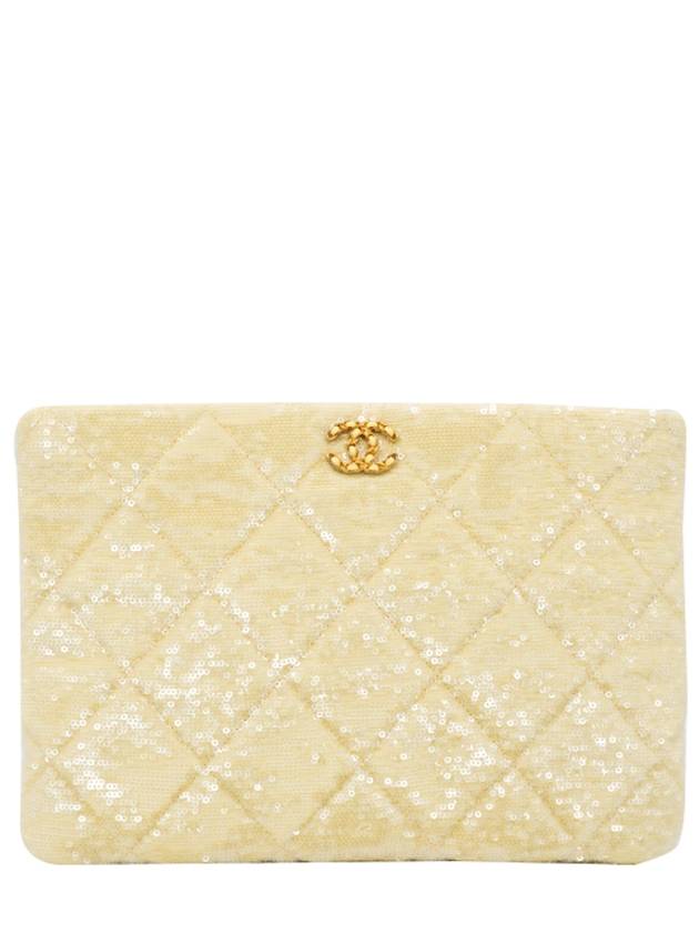 Women s Sequin 19 Clutch - CHANEL - BALAAN 1