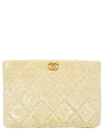 Women s Sequin 19 Clutch - CHANEL - BALAAN 1