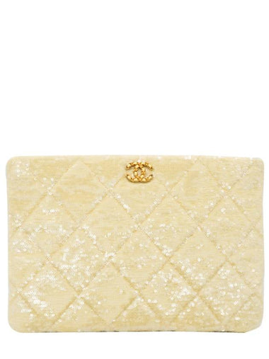 Women s Sequin 19 Clutch - CHANEL - BALAAN 1