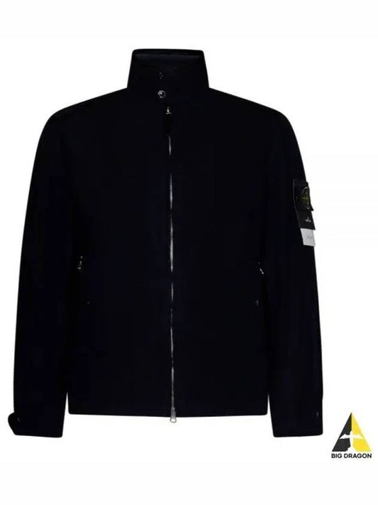 David Light-TC Zip-up Jacket Navy - STONE ISLAND - BALAAN 2