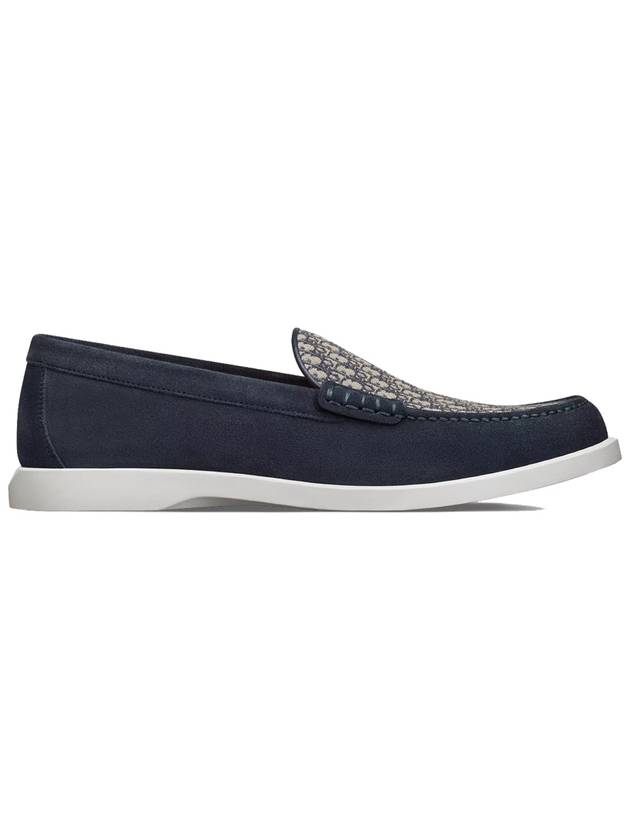 Granville Suede Loafers Blue Beige - DIOR - BALAAN 3