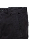 Stretch Satin Cargo Straight Pants Black - CP COMPANY - BALAAN 7