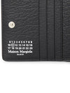 Stitch Leather Compact Half Wallet Black - MAISON MARGIELA - BALAAN 9