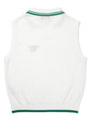 Knit vest WHITE WOMAN - MALBON GOLF - BALAAN 2