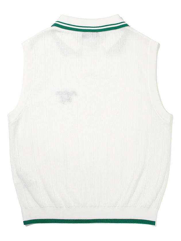 Knit vest WHITE WOMAN - MALBON GOLF - BALAAN 2