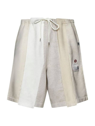 Drawstring Waist Shorts White - MIHARA YASUHIRO - BALAAN 1