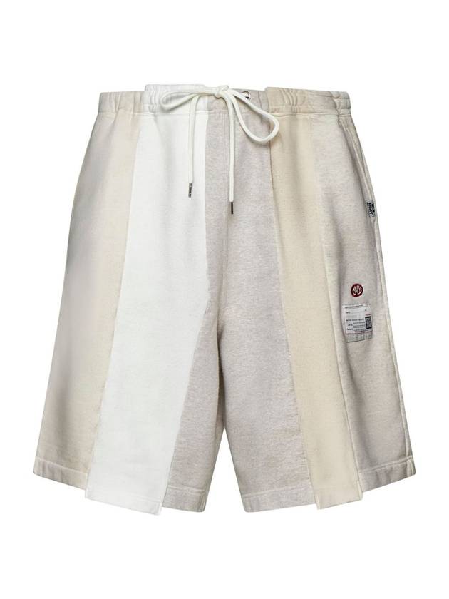 Drawstring Waist Shorts White - MIHARA YASUHIRO - BALAAN 1