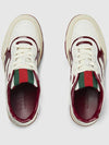 Men's Reweb Low Top Sneakers White - GUCCI - BALAAN 4