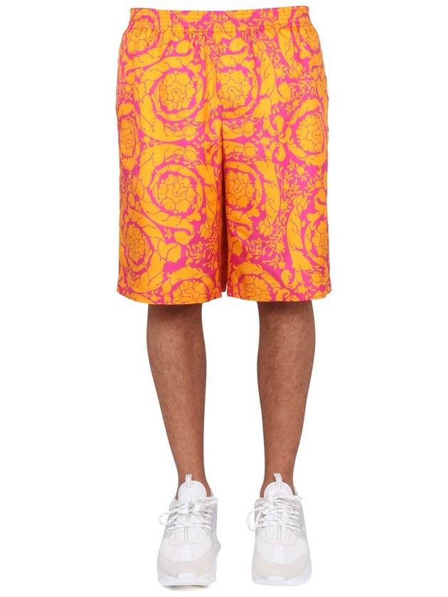 Men's Shorts Orange - VERSACE - BALAAN 2