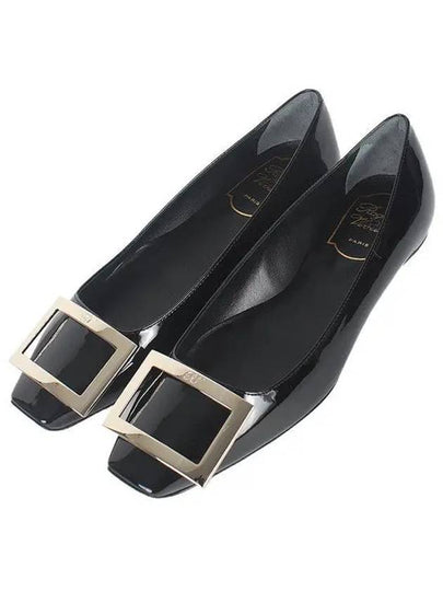 Trompette Metal Buckle Ballerina Black - ROGER VIVIER - BALAAN 2